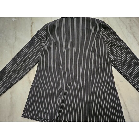 Dress Savvy New York Women's Louis Feraud Striped Classic Blazer Size M - Picture 2 of 8